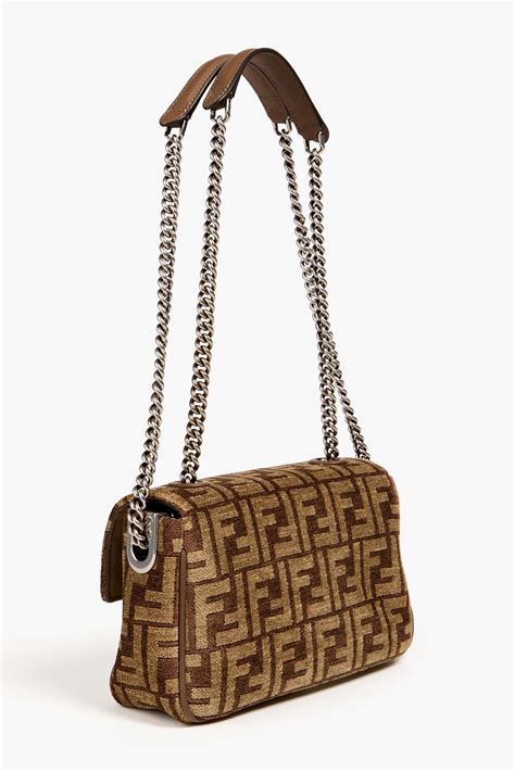 fendi baget çanta|Fendi chenille bag.